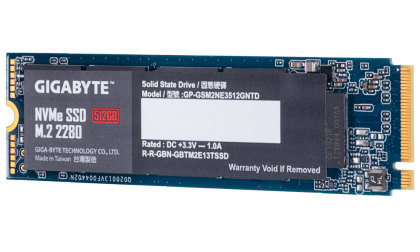 Solid State Drive (SSD) Gigabyte M.2 Nvme PCIe Gen 3 SSD 512GB 