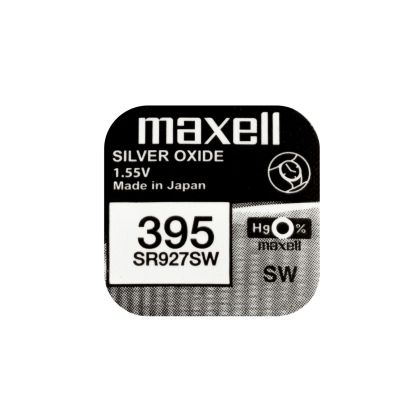 Button Battery Silver MAXELL SR927 SW ;395;399;AG7  1.55V