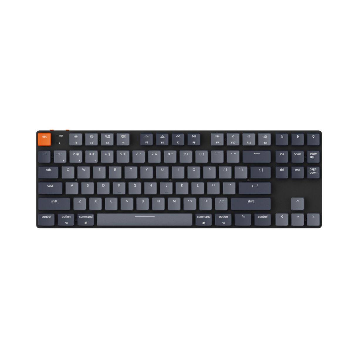 Mus Grijpen Stuwkracht Mechanical Keyboard Keychron K1 SE TKL Hot-Swappable Low Profile Keychron  Optical Red Switch - White Backlight, Aluminium and Plastic Frame