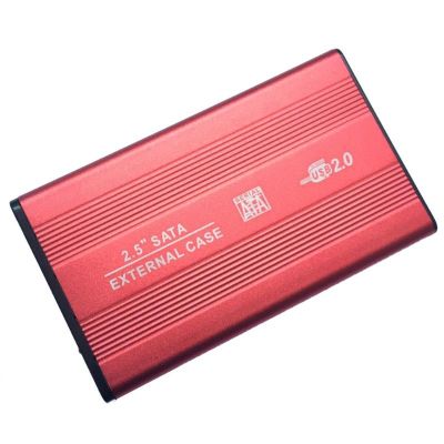 External hard drive SSHD Thracian Electric, 2.5'' SATA, 512  Gb, USB 2.0, Aluminum, Red
