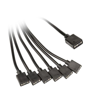 Kolink cable splitter 1-6 3-pin 5V, ARGB Accessories