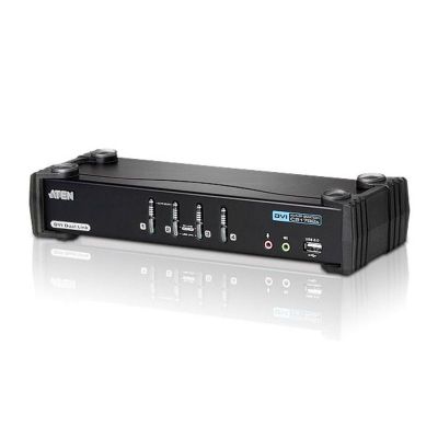 KVMP Switch ATEN CS1784A, 4-port, USB, DVI Dual Link, Audio