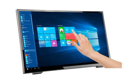 Touchscreen Monitor HANNSPREE HT248PPB, LED, 23.8 inch, Wide, Full HD, D-Sub, HDMI, DP, Black