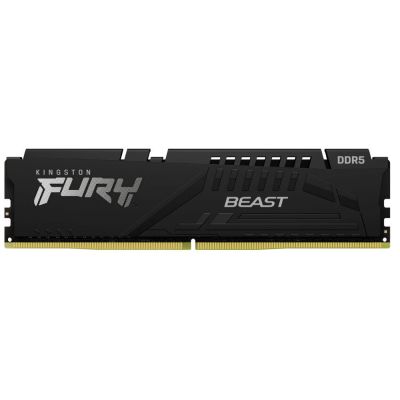 Memory Kingston FURY Beast Black 16GB DDR5 PC5-41600 5200MHz CL40 KF552C40BB-16