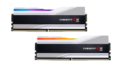 Memory G.SKILL Trident Z5 Silver RGB 32GB(2x16GB) DDR5 PC5-48000 6000MHz CL36 F5-6000J3636F16GX2-TZ5RS