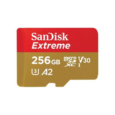 Memory card SANDISK Extreme microSDXC, 256GB, Class 10 U3, V30 130 MB/s
