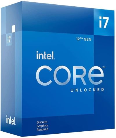 Процесор Intel Alder Lake Core i7-12700KF, 12 Cores, 20 Threads (3.6GHz Up to 5.0GHz, 25MB, LGA1700), 125W, BOX