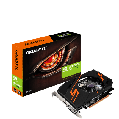 Видео карта GIGABYTE GeForce GT 1030 OC 2GB GDDR5 64 bit, DVI-D, HDMI