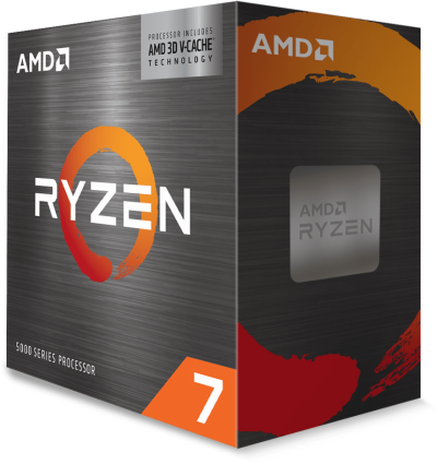 CPU AMD Ryzen 7 5800X3D, 8 Cores, 16 Threads, 3.4GHz(Up to 4.5GHz), 100MB Cache, 105W, AM4 Socket