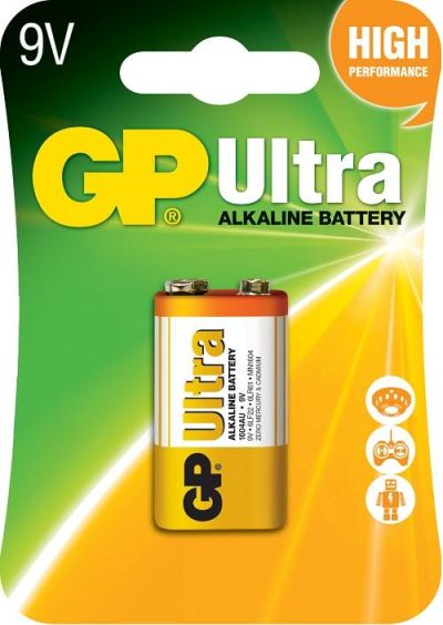 GP Alkaline battery 6LF22 ULTRA 9V 1 pc