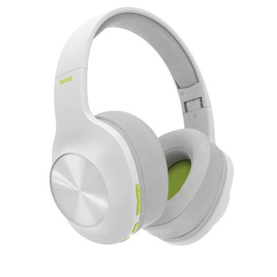 Hama "Spirit Calypso" Bluetooth® Headphones, Over-Ear, Bass Boost, Foldable, white