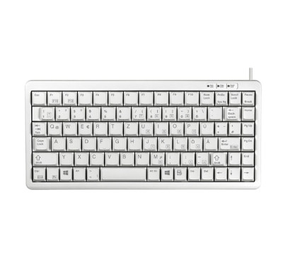 Compact-Keyboard CHERRY G84-4100, USB, Light grey