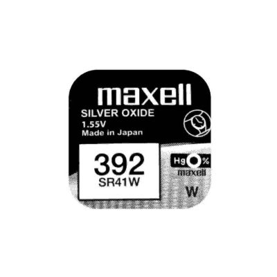 Button Battery Silver MAXELL SR-41 SW /384/392/AG3  1.55V