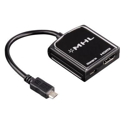Adapter HAMA MHL (Mobile High-Definition Link) 54510, Black