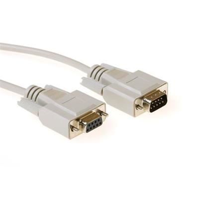 3 metre Serial 1:1 connection cable 9 pin D-sub male - 9 pin D-sub female