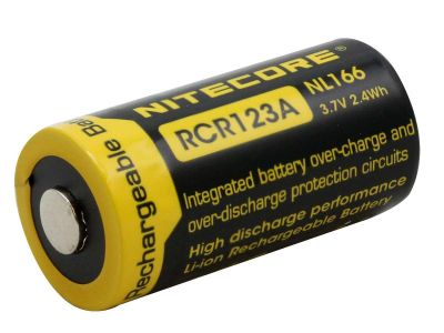 LiIon rechargeable CR-123 LiIon  3,7V 16340 650mAh NITECORE
