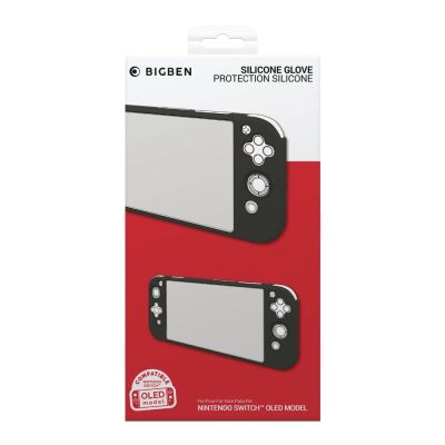 BigBen Interactive Silicon Glove (Nintendo Switch OLED) - Black