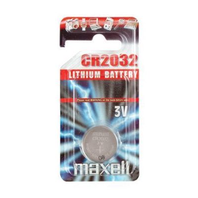 Lithium Button Battery MAXELL CR2032 3V 1pc./1pc./