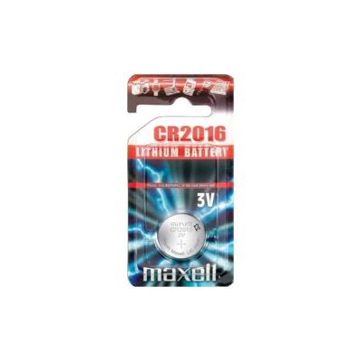 Lithium Button Battery MAXELL CR2016 3V 1pc./1pc./