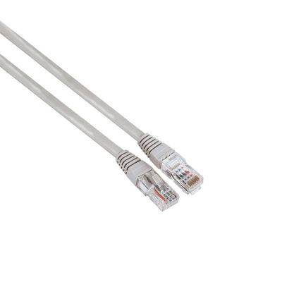 Мрежов кабел HAMA, CAT 5e, FTP/UTP, RJ-45 - RJ-45, 10 m, екраниран, Сив, булк опаковка