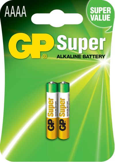 GP Alkaline battery 1.5V AAAA LR61- 2pcs. GP