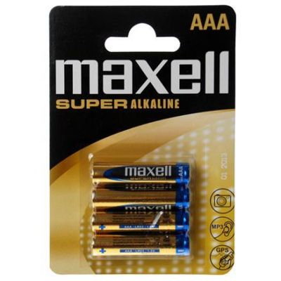 MAXELL Super Alkaline Battery LR03 XL / 4 pcs. pack / 1.5V MAXELL