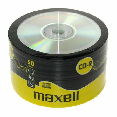 CD-R80 MAXELL, 700MB, 52x, 50 бр