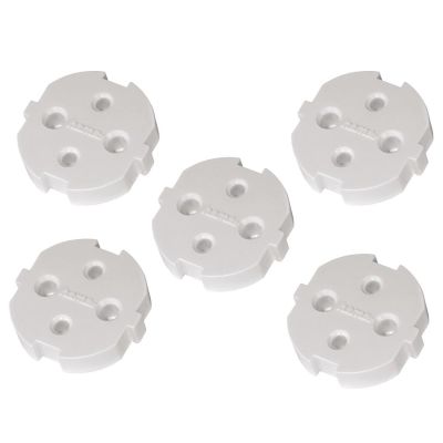 Child Safe Covers for Sockets with Earth Contact, 5 pieces