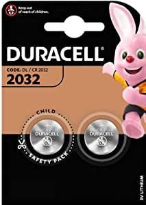 Lithium Button Battery DURACELL  CR2032 3V 2 pcs in blister 