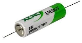 Lithium thyonil chlorid battery XENO  3,6V AA R6 2,4Ah XL060AX -with axial leads