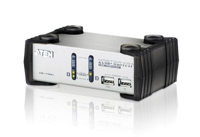 KVMP превключвател, ATEN CS1732A, 2-портов, PS/2-USB, VGA/Audio