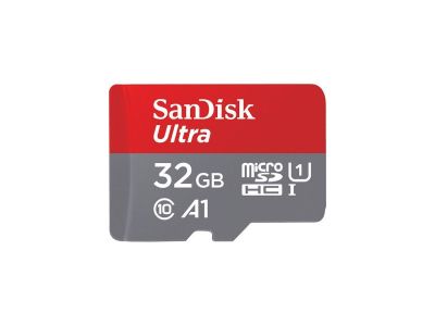 Memory card SANDISK Ultra microSDHC, 32GB, A1, UHS-I, U1, Class 10, 120MB/s, Adapter