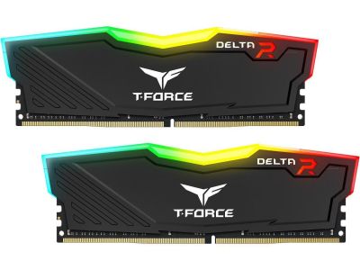 Memory Team Group T-Force Delta RGB Black DDR4 - 16GB (2x8GB) 3600MHz CL18-22-22-42 1.35V