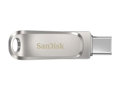 USB stick SanDisk Ultra Dual Drive Luxe, 64GB, USB 3.1 Gen 1, USB-C, Silver