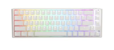 Mechanical Keyboard Ducky One 3 Pure White SF 65%, Hotswap Cherry MX Black, RGB, PBT Keycaps
