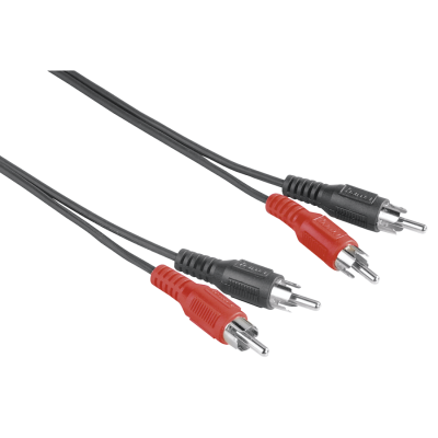 Audio Cable HAMA 2 RCA plugs - 2 RCA plugs, 2.5 m