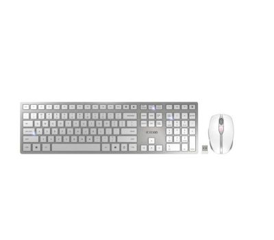 Keyboard Set CHERRY DW 9100 SLIM, Wireless, White/Silver