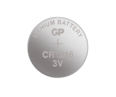 Литиева бутонна батерия GP CR-1216, 3V, 5 бр. в блистер, цена за 1 бр.