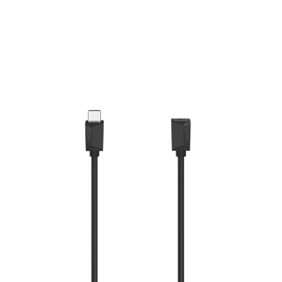 Hama "Full-Featured" USB-C Extension Cable, USB 3.2 Gen1, 5 Gbit/s, 0.50 m