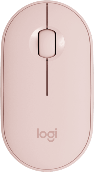 Безжична оптична мишка LOGITECH Pebble M350, Розов, USB