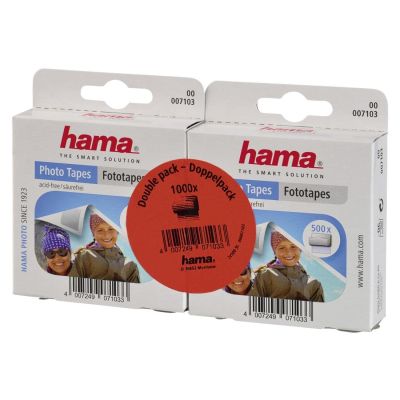 Hama Photo Tape Dispenser, 2x500 tapes, double pack 