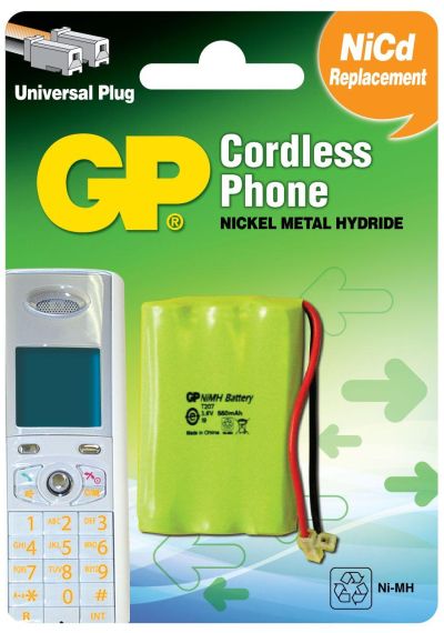 Battery for cordless phone GP 3*ААА 3.6V NiMH 550mAh GPT207