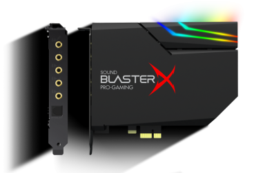 CREATIVE SOUND BLASTERX AE-5, 7.1, DAC + RGB AURORA LIGHTING
