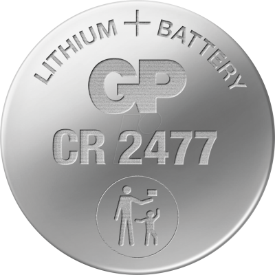 Button Battery Lithium CR-2477 3V  GP