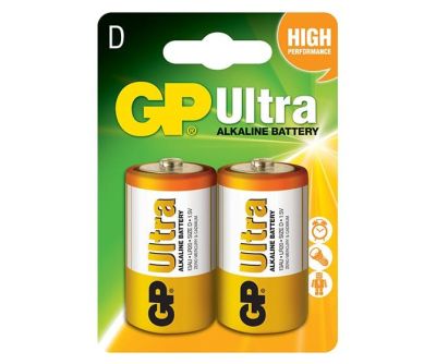 GP Alkaline battery ULTRA LR20 / 2 pcs. pack / 1.5V GP