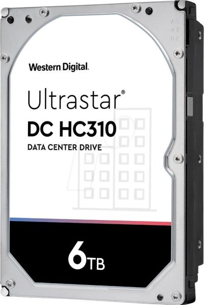 HDD WD Ultrastar HC310 ES, 6TB, 7200rpm, 256MB, SATA 3