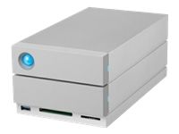 LACIE 2big Dock Thunderbolt3 28TB 8.9cm 3.5inch USB 3.1 Hardware-RAID inc Rescue Service RAID 0/1/JBOD SATA 6.0Gb/s No data cable