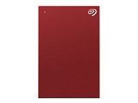 SEAGATE One Touch Portable 1TB USB 3.0 compatible with MAC and PC including data recovery service red