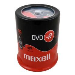 DVD-R MAXELL, 4,7 GB, 16x, 100 бр. CAKE BOX