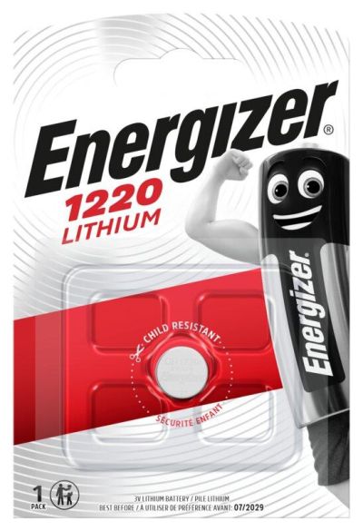 Бутонна батерия литиева ENERGIZER  CR1220 3V